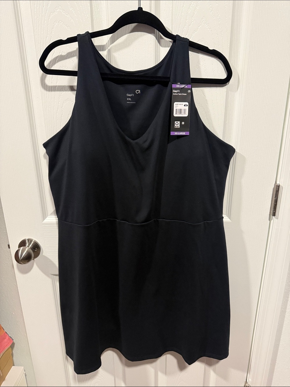 GAP Black Tank Chemise Slip Dress